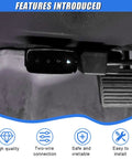 OBDII Splitter With Rotatable Male Port And Full 16 Pin Design installed in car for diagnostics