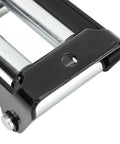 Beefy 2000Lb Winch Roller Fairlead For ATV UTV And Truck Heavy Duty Electric Winch Cable Guide With Erosion Proof Steel Frame For Tough Recovery And Load Bearing close-up of steel rollers and black Q235 frame