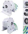 Low RPM 10000W To 12000W Gearless 3 Phase Permanent Magnet Generator For Water And Wind Turbines AC Alternator With Controller