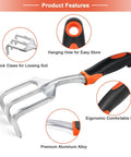 Beast Mode Heavy Duty Hand Cultivator With Ergonomic Handle Three Claw Garden Rake featuring aluminum alloy and non-slip grip