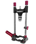 Portable Drilling Guide Attachment For Straight And Angled Holes With Adjustable Angle Readout, Fits Most 3/8 And 1/2 Inch Cordless Drills, Includes 3/8 Inch Chuck And Key, DIY Friendly Jig For Precise, Pro Grade Drilling, front view