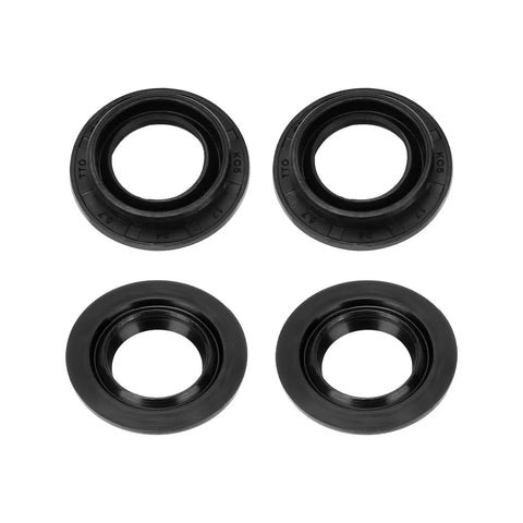 Front Upper And Lower A Arm Bearing Seal Shaft Rebuild Kit For ATV Front Suspension with four black seals shown
