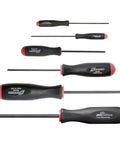 Ergonomic Comfort Grip Balldriver Screwdrivers Set One And A Half To Five Millimeters Six Piece Professional Grade Durable Tools