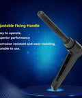 Four Pack M8 Male Thread Clamping Lever Handles Featuring Rock Solid Stainless Steel Construction With No Sweat Adjustment For Fast Machine Tweaks Black 70mm Finish Shop Ready For DIY Projects And Auto Repairs.