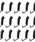 15 Piece Iron Slat Board Hooks Set For Garage Wall Storage And Retail Display Heavy Duty Load Bearing Multi Purpose Tool Hooks