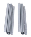 Undermount Heavy Duty Drawer Slide With Thickened Cold Rolled Steel For Stair Bottom Cabinets, 32 Inch Concealed Runner Glide, Built To Last Up To 120kg (264.6lb), Adjustable Length 800 To 1850mm, Ultra Durable High Cycle Rail, pair of gray slides