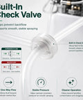 Top Shelf Silicone Pressure Tubes With One Way Check Valves 10 Pack Replacement Hoses featuring built-in check valve for stable spraying.