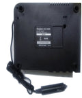 Back view of On The Go 18V Battery Car Charger for Li Ion and NiMH Tool Packs Fast Charge in About an Hour or Less