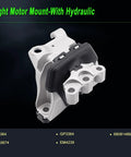 Right motor mount with hydraulic for Engine Motor Mount Set For 2013 2014 2015 2016 Dodge Dart 2.0L 2.4L Replacement
