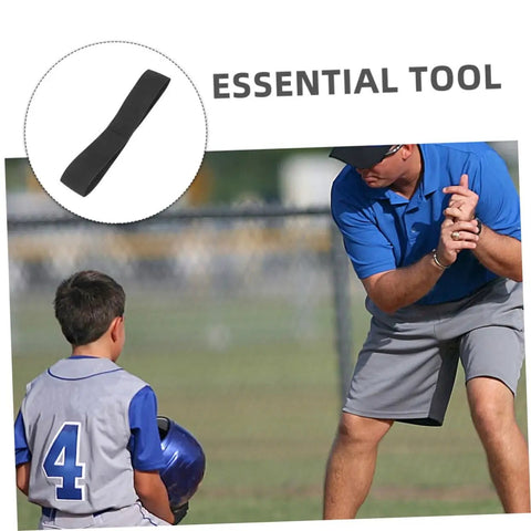 Coach demonstrating using 2 Pack Golf Swing Analyzer Arm Corrector Belt With Adjustable Tension For Proper Posture And Grip