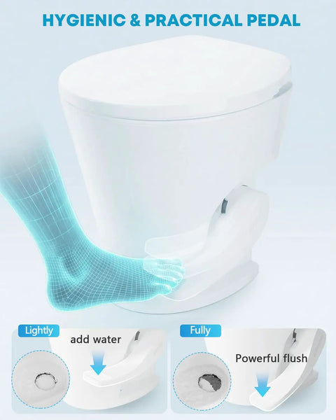 Ultimate Road Ready RV Toilet With 18.5 Inch Residential Height And Soft Close Seat Lid For Campers And Motorhomes To Deliver Home Sweet Home Vibes On Every Trip
