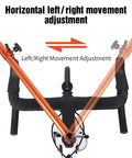 Derailleur Hanger Alignment Gauge And Road Bike Dual Control Lever Alignment Tool shown with horizontal movement adjustment.