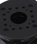 Motorized 360 Degree Electric Rotating Platform Turntable For Industrial Automation Black Precision Rotary Actuator Close-up