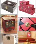 Heavy Duty Toggle Latch Cabinet Lock With Gold Plated Iron Buckle For Secure Storage Joints On Tool Boxes Jewelry Cases Office Drawers And Mailboxes That Get Jammed Loose, Ready To Install For Solid Home Shop Or Gear Bag Use on boxes