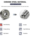 Chrome steel Compact 625-ZZ Double Shielded Ball Bearings 5x16x5 Mm with durability and resistance features displayed