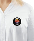Dope Tinplate Button Pins With Plastic Backs For Clothing And Bags Small Round Badges For Men Women Teachers Nurses And Party Accessories Funny Personalized Pins That Are Durable And Non Fading on shirt