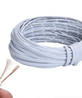 20 Meter Long 20AWG 2 Pin LED Strip Extension Cable For Single Color 3528 5050 Lights, coil with exposed wires