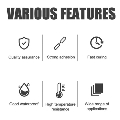 Features of Heavy Duty Oily Glue 150ml Universal Super Glue Triple Pack for metal, wood, ceramic, leather, glass bonding.