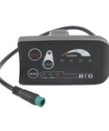 Gotta Have Versatile LED Display Meter For Electric Bikes And Scooters With 8102 5P Connector, showing power and mode buttons