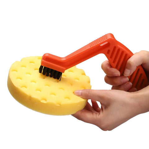 Polishing Pad Conditioning Brush And Spur Tool Set For Buffing Pads, Wool Buffing Pad Cleaner And Foam Pad Brush, Car Buffing Pad Cleaning Tool For Woolen Pads, Pro Grade Polishing Maintenance Kit