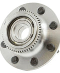 Top Shelf Front Wheel Bearing And Hub Assembly Built Rock Solid For Epic Handling On 2000 To 2002 Dodge Ram 2500 3500 Rwd Independent Suspension Units, close-up view of bearing.