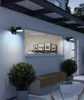 Motion Sensor Smart Outdoor Wall Lights Aluminum Waterproof LED Porch Lighting For Front Porch And Garage 3000K 4000K 5000K Auto brightness