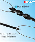 Pro Grade Flexible Installer Drill Bit For Pulling Wires Through Walls Ceilings And Sidewalks, 54 Inch Length, close-up