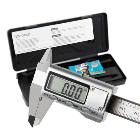 All-Metal Digital Caliper 0 To 4 Inches For DIY Home Projects And 3D Printing, Stainless Steel Micrometer Caliper With Auto Off