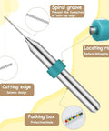 Pro Grade 30 Pc Shank Tungsten Carbide Micro Drill Bit Set For PCB Milling And Jewelry Engraving, CNC Router Bits 0.1mm To 3.0mm, Anti Vibration Spiral Cut, Durable Tungsten Steel featuring spiral groove and locating ring
