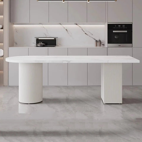Adjustable White Marble Wood Desk Legs For Modern Center Tables And Beds Replacement Furniture Legs in a kitchen setup