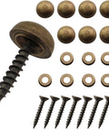 Built Tough Pure Brass Decorative Screws With Smooth Thumbtack Heads For Wall Art And Glass Mounting 13Mm hardware components layout