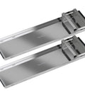 Pro Grade Stainless Steel Knee Boards 28 Inch By 8 Inch 16 Gauge With Smooth Edges For Easy Slab Kneeling Heavy Duty Slotted Sides