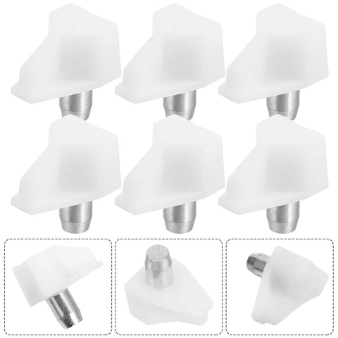 Adjustable Shelf Pegs For Cabinets And Bookcases 100 Piece Plastic Shelf Pegs With Durable Design for Wooden Cabinets and Glass Shelves
