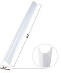 Two Pack Clear Door Hinge Protectors Baby Finger Pinch Guards Stop Toddler Door Catches 47.2x6.7 inch, flexible adhesive safety guard.