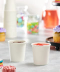 6 Oz White Paper Cups 300 Count Small Disposable Cups For Espresso Tea Tastings Mouthwash And Samples Great For Hot Or Cold Drinks