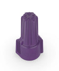 Purple Aluminum To Copper Twist On Wire Nuts 301765S with ribbed sides for secure AL/Cu connections, viewed from above