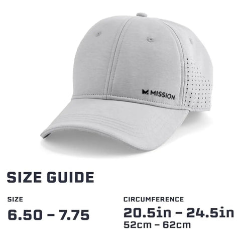 Cooling UPF Vented Performance Hat for Workouts Golf and Running Unisex One Size Cap With Sweat and Water Activated Technology