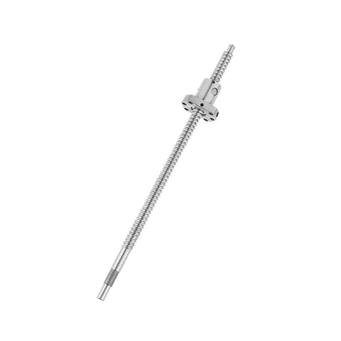 Close-up of SFU1605 650mm ball screw from Beefed Up Linear Rail Guide SBR20 600mm Kit With SFU1605 650mm Ball Screw CNC Kit
