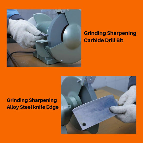 8 Inch Green Silicon Carbide Grinding Wheel For Sharpening Carbide Tools And Non Metals Five Eighth Inch Arbor 1 Inch Thick 80 Grit Built Tough For Ceramics Glass Stone And Other Non Ferrous Work