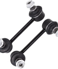 Close-up view of sway bar links from 6 Piece Rear Wheel Bearing Hub Kit With Front And Rear Sway Bar Links For 2001 2002 2003 2004 2005 Toyota RAV4 AWD 4WD Includes 2 Rear Hubs And 4 Sway Bar Links.