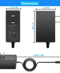 6V 2A Power Supply Cord For Elliptical Machines 1.8m Cable DC 5.5x2.5mm Port Compatible 6V Chargers For Ellipticals