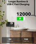 Rechargeable Motion Sensor Ceiling Light With Remote And Wireless No Wiring LED Shower Light Battery Powered 12000mAh on charger