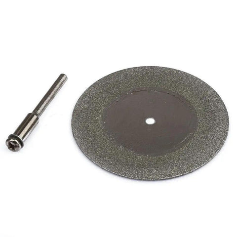 Heavy Duty Workhorse 50mm Diamond Cutting Disc For Rotary Tools Solid Carbon Steel Grinding Wheel Saw Blade Abrasive with arbor shaft