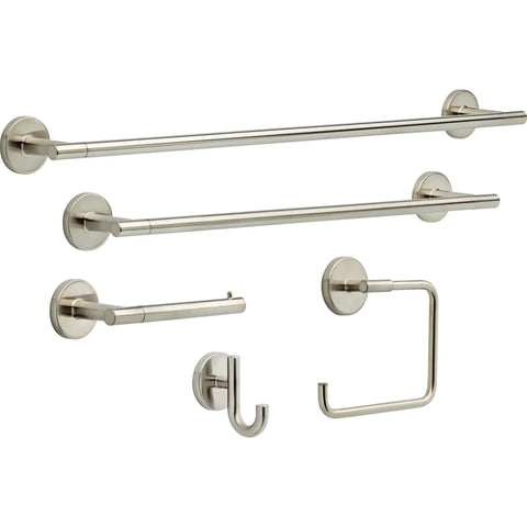 Stainless Steel 24 Inch Towel Bar For Bathroom And Kitchen, Built To Last With Brilliance Finish, Corrosion-Resistant Towel Rack Set