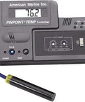 Dual Stage Temperature Controller Interface for 120 Volt Systems, digital display, dials, and attached sensor cable