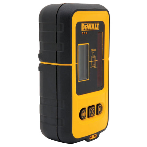 Battery-Free Line Laser Detector For DW088K And DW089K With Backlit LCD, Narrow Or Wide Accuracy, Heavy-Duty Clamp, Side View