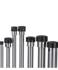 Smooth Running Milling Extension Rod With Straight Shank For CNC Tools Perfect For High Speed Cutting And Reduced Tool Vibration On Lathes To Improve Surface Finish Quality. Set of steel milling extension rods.