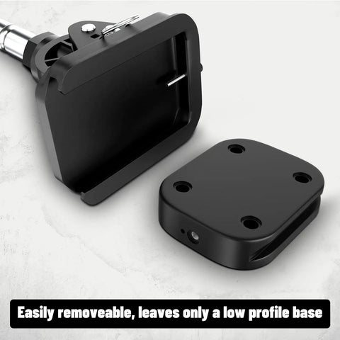 Beefy Trolling Motor Stabilizer Mount For Terrova Riptide Terrova Ulterra Riptide Ulterra PowerDrive Riptide PowerDrive Black shown detached