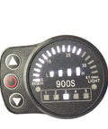 Upgrade Your E-ride With The Kt 900s Led Display Meter Showcasing Crisp Data, Smart Auto Power Off For Battery Care, And Precise Voltage Monitoring For 24V To 48V Bikes Keeping You Locked On The Road. black KT 900S LED e-bike meter with buttons and speed display