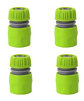 Garden Quick Connect Water Connector Set Half Inch Hose Pipe Repair And Irrigation 4 Pack Durable ABS No-Fuss Leak-Proof